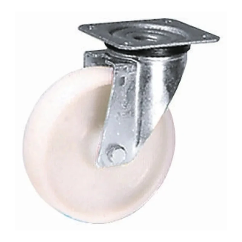 LAG Swivel Castor, 200 kg Load Capacity, 125 mm Polyamide Wheel, Galvanised Steel Frame, Model 18768