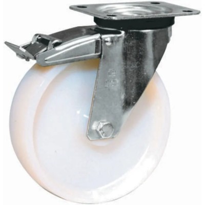 LAG Braked Swivel Castor 120 kg Capacity 125 mm Wheel Polyamide 18766 FR
