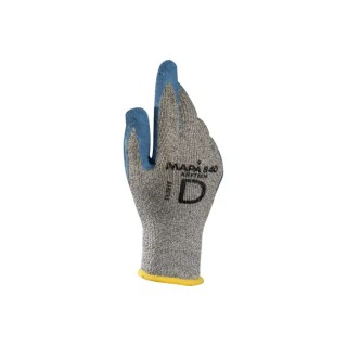 Mapa Grey Latex Coated Work Gloves Size 9 Cut Resistant EN388 Level 5 Thermal Protection 840