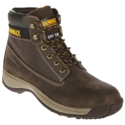 DeWALT Apprentice Brown Steel Toe Capped Men's Safety Boots Size 6 EU 40 EN ISO 20345:2011 Dewalt Apprentice Brown Size 6
