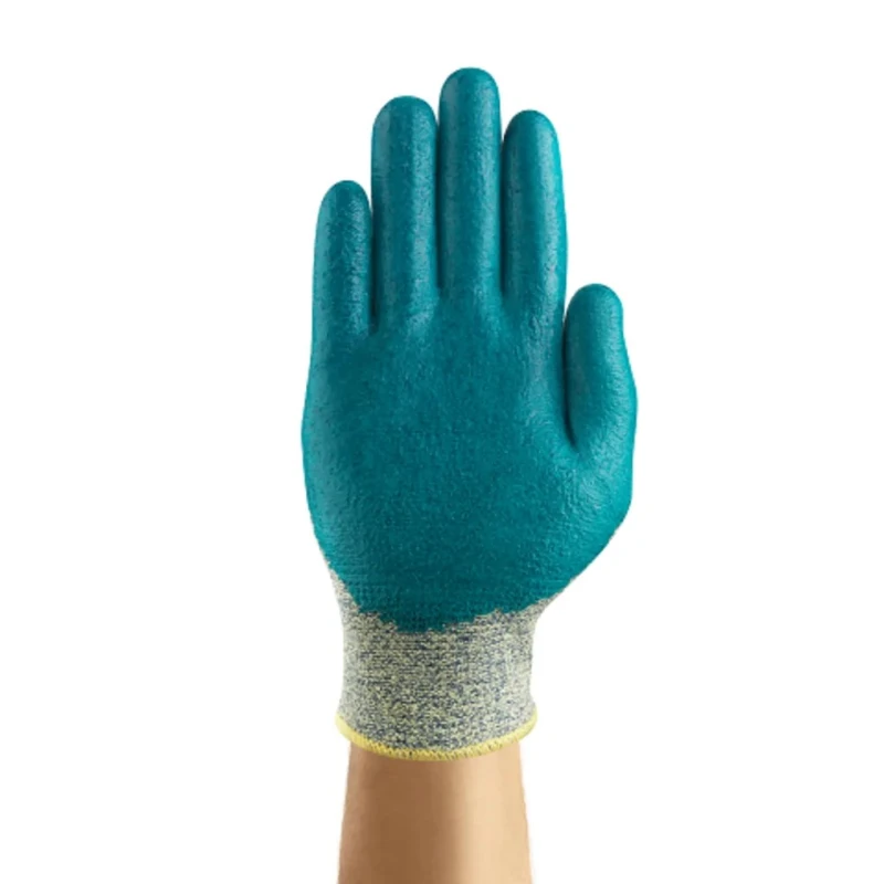 Ansell HyFlex 11-501 Grey Kevlar Work Gloves Size 8, Cut Resistant, Nitrile Foam Coating 11501080