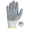 Ansell HyFlex 11-800 Grey Nylon Work Gloves With Nitrile Foam Coating Size 8 11800080