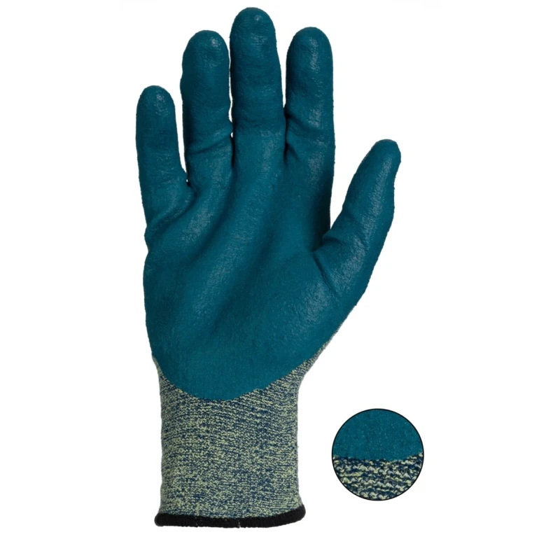 Ansell HyFlex 11-501 Grey Kevlar Work Gloves Size 9 Nitrile Foam Coating Cut Resistant Heat Resistant 11501090