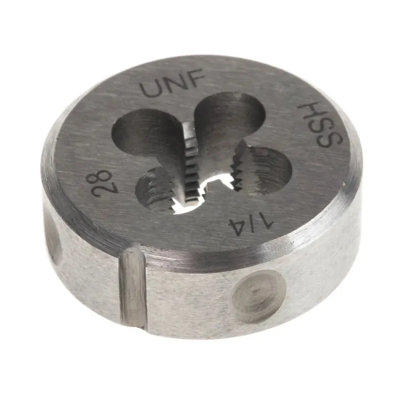 RS PRO Threading Die 1/4-28UNF, 25.4 mm Outside Diameter, 9 mm Thickness, HSS Material 668-0747