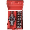 RS PRO 8-Piece High Speed Steel Die Set, M3 - M12 Threading Taps and Dies 668-0775