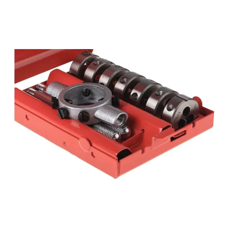 RS PRO 8-Piece High Speed Steel Die Set, M3 - M12 Threading Taps and Dies 668-0775