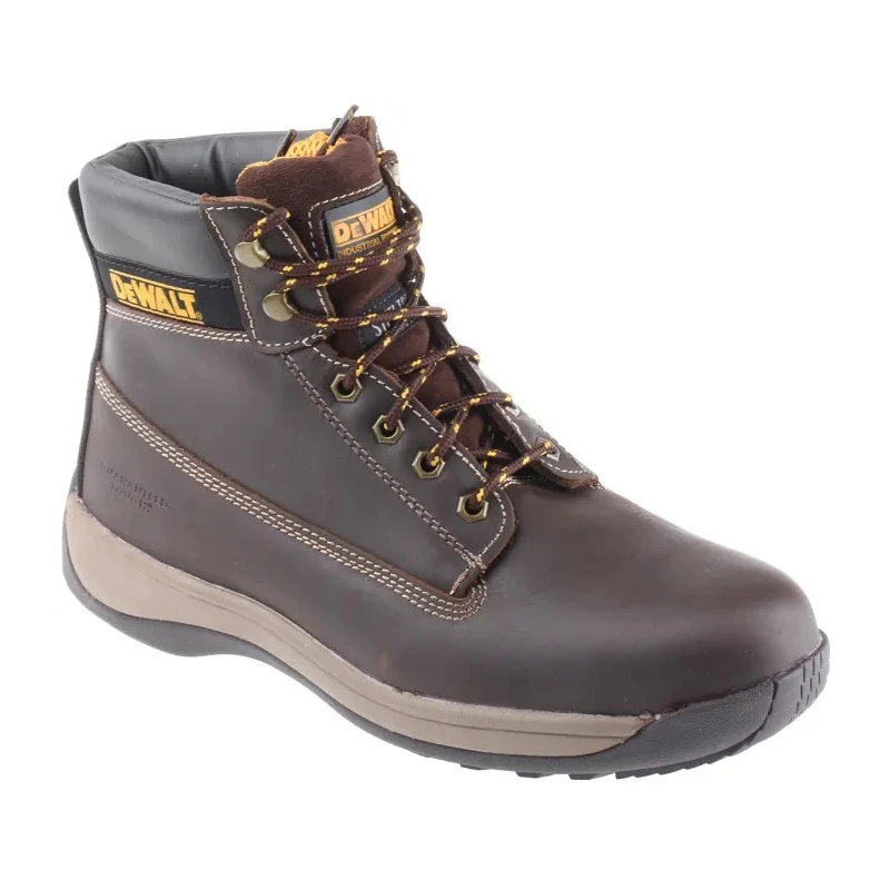 DeWALT Apprentice Brown Steel Toe Capped Men's Safety Boots Brown, Lace Up, Size 8 UK, EU 42 Dewalt Apprentice Brown Size 8