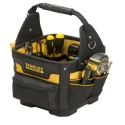 Stanley Fabric Tool Bag with Shoulder Strap, Fabric Material, 290mm Length x 260mm Width x 260mm Height, Black and 93-952