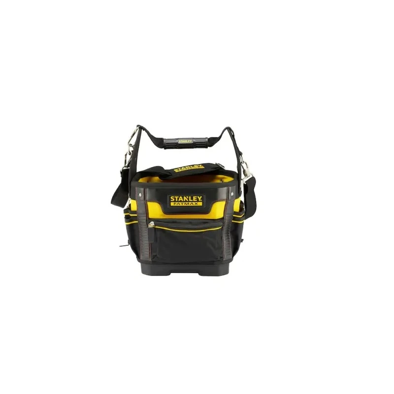 Stanley Fabric Tool Bag with Shoulder Strap, Fabric Material, 290mm Length x 260mm Width x 260mm Height, Black and 93-952