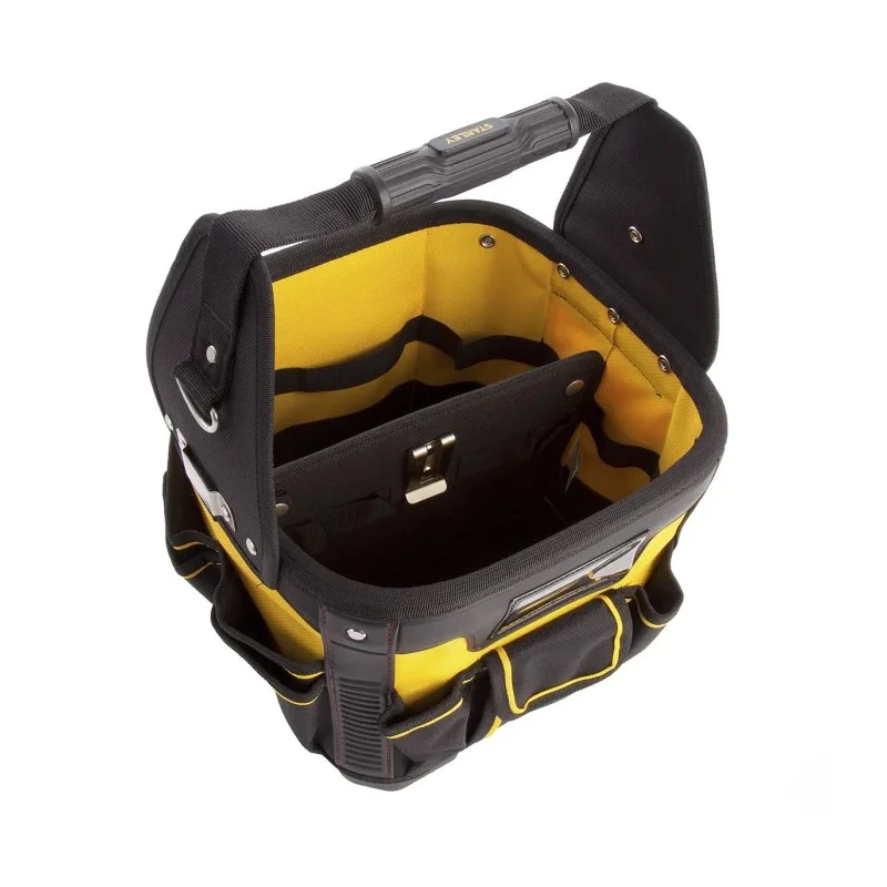 Stanley Fabric Tool Bag with Shoulder Strap, Fabric Material, 290mm Length x 260mm Width x 260mm Height, Black and 93-952