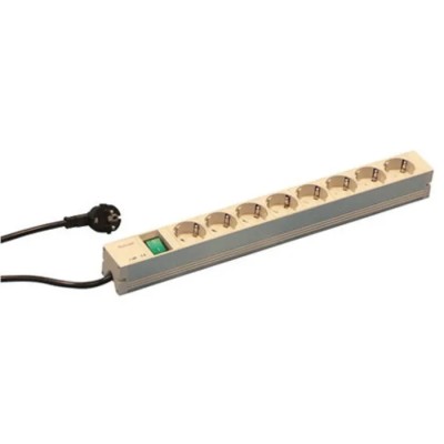 nVent SCHROFF 16A 230V Socket Bar Type F German Schuko 60110206
