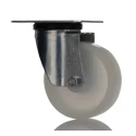 LAG Swivel Castor Wheel 100 mm Diameter, 120 kg Load Capacity, Polyamide Wheel, Galvanised Steel Frame 18765
