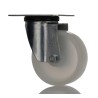 LAG Swivel Castor Wheel 100 mm Diameter, 120 kg Load Capacity, Polyamide Wheel, Galvanised Steel Frame 18765