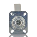 LAG Swivel Castor Wheel 100 mm Diameter, 120 kg Load Capacity, Polyamide Wheel, Galvanised Steel Frame 18765
