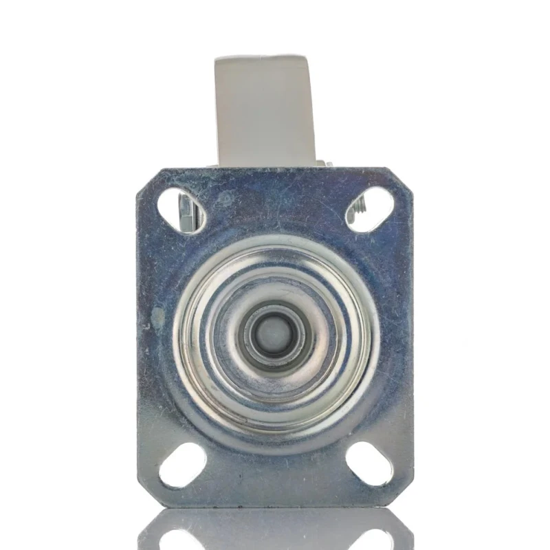 LAG Swivel Castor Wheel 100 mm Diameter, 120 kg Load Capacity, Polyamide Wheel, Galvanised Steel Frame 18765