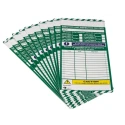 ScaffTag Safety Scaffolding Tag English Language 10 Per Pack SCF03A