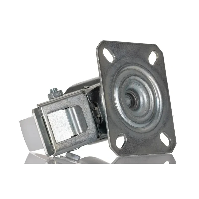 LAG Braked Swivel Castor 80 mm Wheel Diameter 120 kg Load Capacity Polyamide Wheel Galvanised Steel Frame 18762 FR