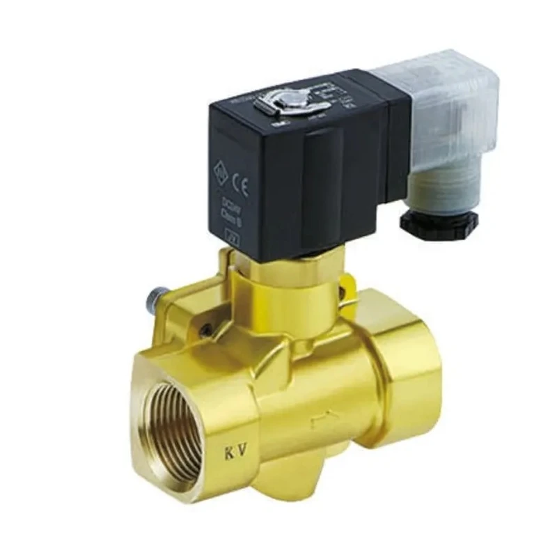 SMC Solenoid Valve, 2 Port, NC, 24V, 3/4 in Brass Body, 15 bar Max Operating Pressure VXED2150-06F-5DO1