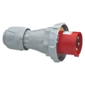 Legrand Red Cable Mount 3P+N+PE Straight Industrial Power Connector 125A 415V IP67 IP67