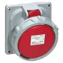 Legrand Red IP67 Rated Panel Mount Industrial Power Connector 125A 415V P17 Tempra Pro 