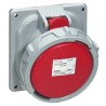 Legrand Red IP67 Rated Panel Mount Industrial Power Connector 125A 415V P17 Tempra Pro