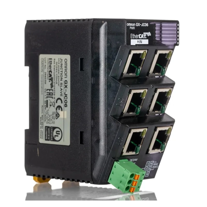 Omron Switching Industrial Hub 6-Channel, Operating Temperature -10°C to 55°C, Compact Size GX-JC06