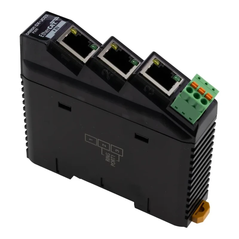 Omron Switching Industrial Hub 3-Channel GX-JC03 Compact Network Switch with -10°C to 55°C Operating Temperature GX-JC03