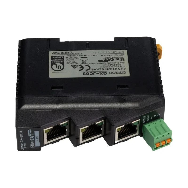 Omron Switching Industrial Hub 3-Channel GX-JC03 Compact Network Switch with -10°C to 55°C Operating Temperature GX-JC03