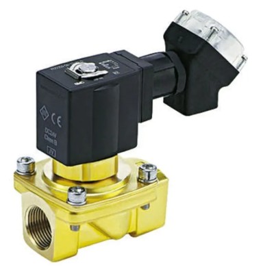 SMC Solenoid Valve 2 Port Normally Closed Brass Body 24V VXEZ2240-04F-5DO1