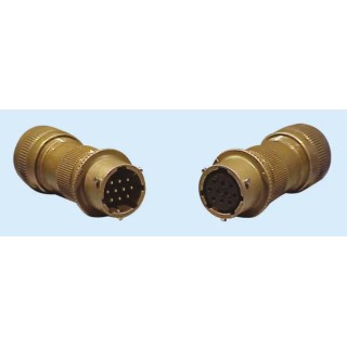 Glenair Copper Alloy Straight 10 Way Cable MIL Spec Circular Connector Female, Female Contacts, Shell IPT01A12-10SPHM11F7