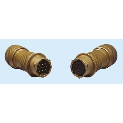 Glenair Copper Alloy Straight 10 Way Cable MIL Spec Circular Connector Female, Female Contacts, Shell IPT01A12-10SPHM11F7