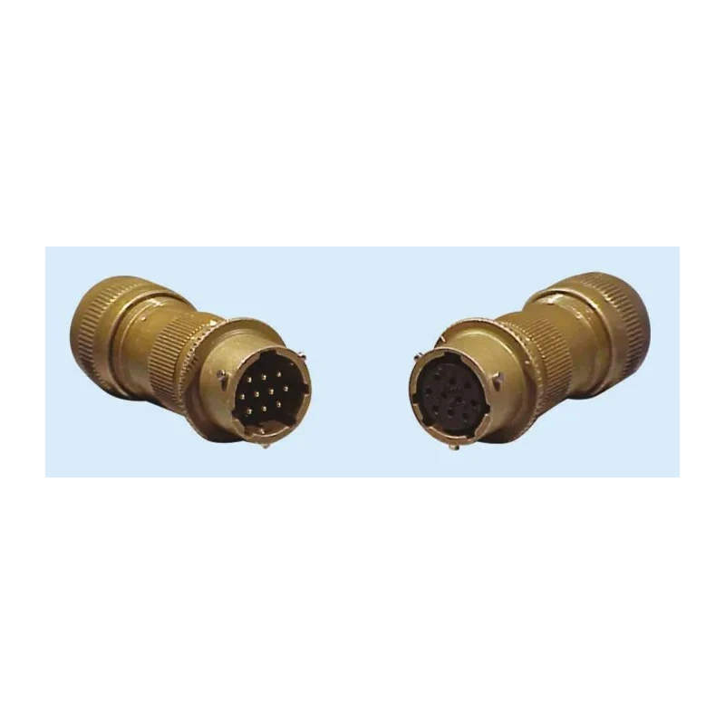 Glenair Copper Alloy Straight 10 Way Cable MIL Spec Circular Connector Female, Female Contacts, Shell IPT01A12-10SPHM11F7
