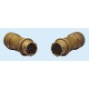 Glenair Copper Alloy Straight 10 Way Cable MIL Spec Circular Connector Female, Female Contacts, Shell IPT01A12-10SPHM11F7