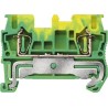 Siemens 8WH Series DIN Rail Terminal Block Yellow, Green, 0.14mm² to 4 mm², 1-Level, Spring Clamp 8WH2000-0CF07