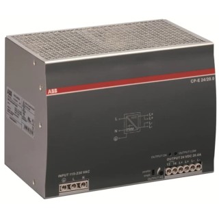 ABB CPE Switched Mode DIN Rail Power Supply 230V AC Input 24V DC Output 20A 480W 1SVR427036R0000 CP-E 24/20.0