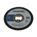 Dremel EZ SpeedClic Aluminium Oxide Abrasive Disc 38 mm Diameter x 1.12 mm Thickness Medium Grade P60 Grit 5 Per Pack SC476