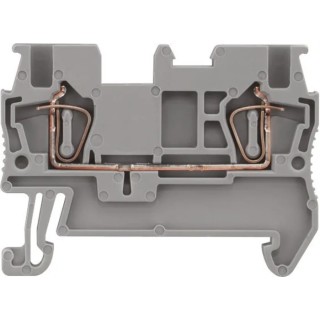 Siemens 8WH Series DIN Rail Terminal Block Grey 1.5mm² Cable CSA 1-Level Spring Clamp 8WH2000-0AE00