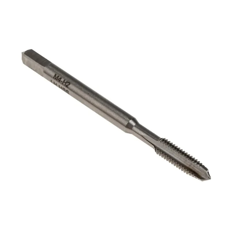 RS PRO HSS Left-Hand Straight Flute Threading Tap, M4 Thread Size, Metric Standard, Hand Tap, 53mm Length 668-1071