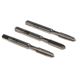 RS PRO High-Speed Steel Left-Hand Threading Tap, M6 Thread, Metric Standard, Straight Flute, Hand Tap 668-1078