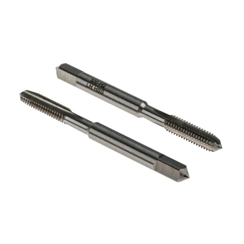 RS PRO High-Speed Steel Left-Hand Threading Tap, M6 Thread, Metric Standard, Straight Flute, Hand Tap 668-1078