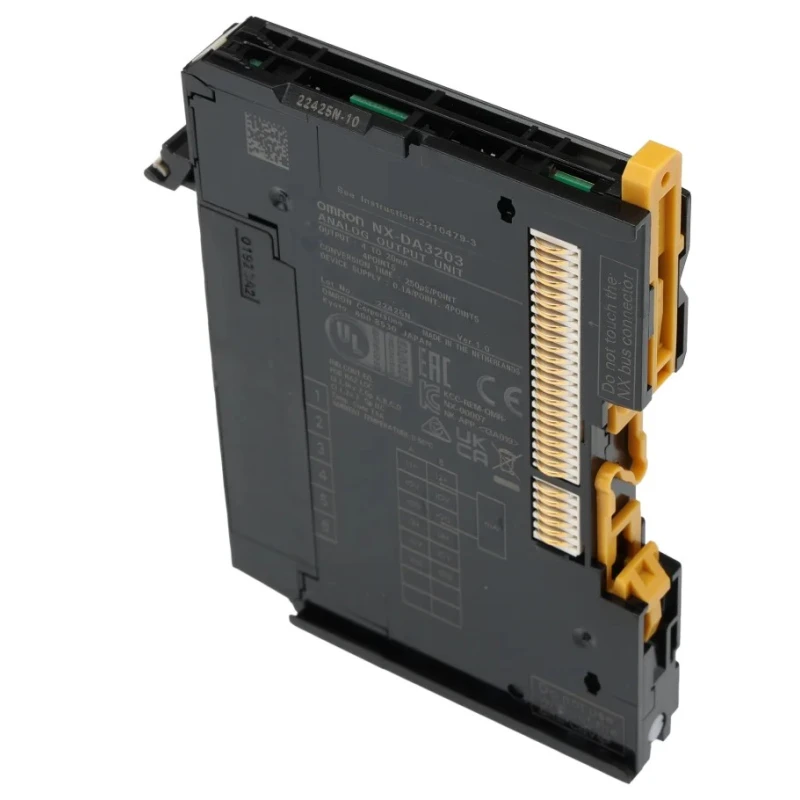 Omron NX-DA Series Analogue Output Module for Use with CJ PLC, EtherCAT Coupler Unit, NX Series CPU Unit NX-DA3203