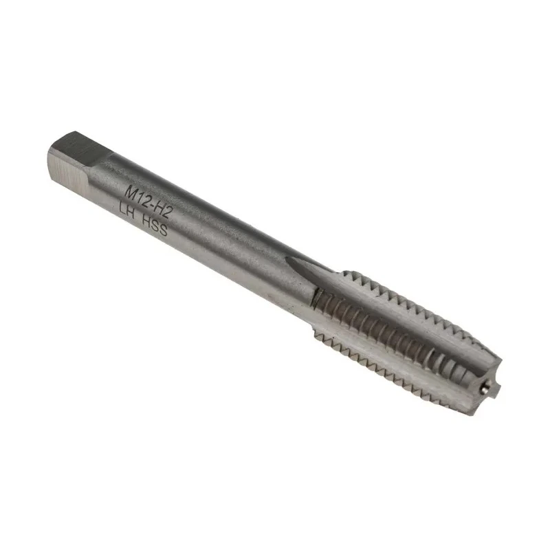 RS PRO High Speed Steel Left-Hand Straight Flute Threading Tap M12 Thread Metric Standard Hand Tap 668-1084