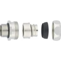 Lapp 21 mm Nominal Diameter Nickel Plated Galvanised Steel Grey Conduit SILVYN AS-P MPN (1) x 61802090 & (10) x 61795090