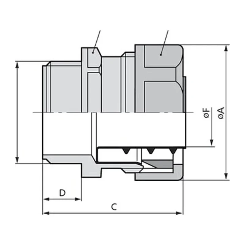 Lapp SILVYN FD-PU Polyurethane Grey Hi-Flex Conduit 27 mm Nominal Diameter, 10 m Length (1 (1) x 64453710 & (10) x 55501340