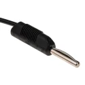 RS PRO Connector Test Lead 2.5A 50V AC Black 1 m Lead Length 668-4584