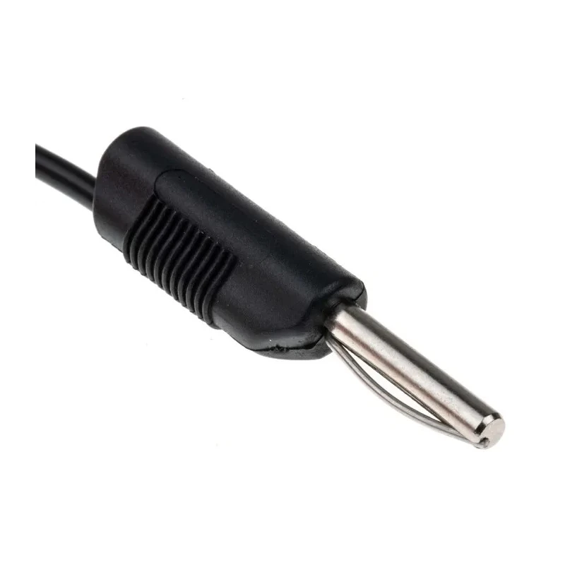 RS PRO Connector Test Lead 2.5A 50V AC Black 1 m Lead Length 668-4584