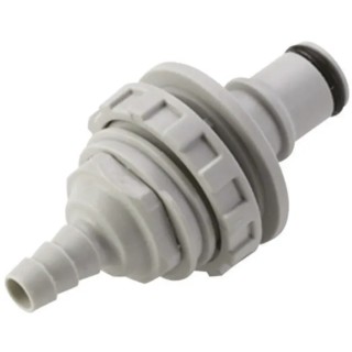 Colder Products Hose Connector, Polypropylene Body, 9.53 mm Inside Diameter, 8.3 Bar Max Pressure NS4D42006