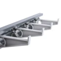 RS PRO Modular Lead Storage Rack Grey 15 Slots 16.9 mm Cable Diameter 350mm Length 46mm Height 668-4597