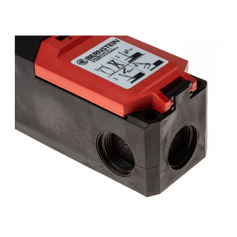 Bernstein AG SLK Series Solenoid Interlock Switch Power to Unlock 24V AC/DC 2.5A IP67 6018119045