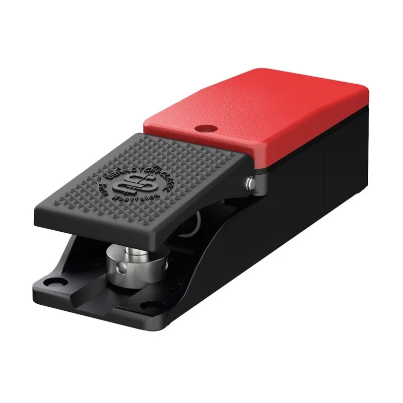 Bernstein AG Foot Switch Momentary On-Off Aluminium Housing 20mA Contact Current 10V ac 6161500724